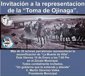 Hoy a 106 años la Batalla de Ojinaga en un 10 de enero de 1914