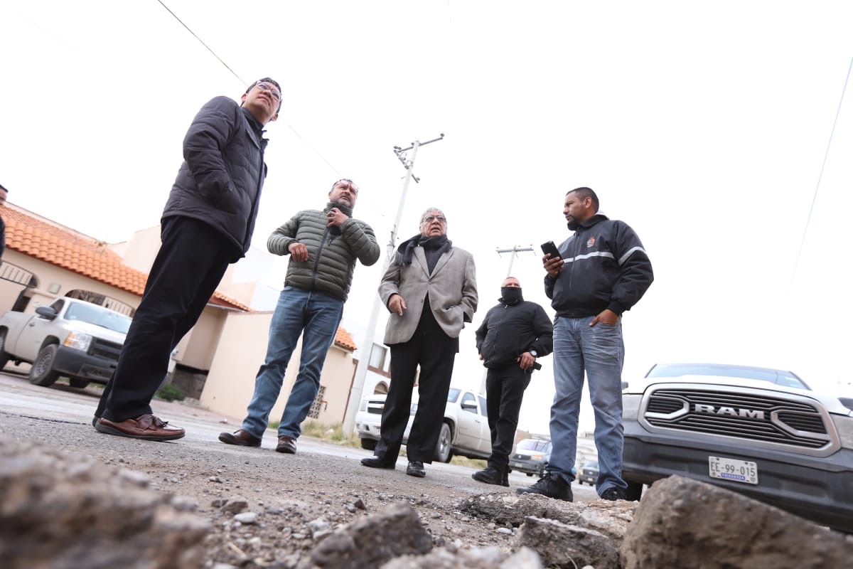 Realiza encargado del Despacho del Presidente Municipal supervisión del Programa de Bacheo