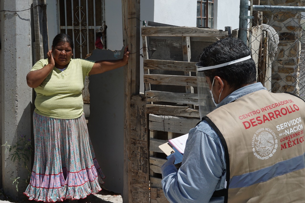 Refuerza Gobierno de México programas de Bienestar en comunidades tarahumaras asentadas en Ciudad Juárez