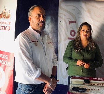 Verifican aplicación de programas de Bienestar en Guachochi y Guadalupe y Calvo