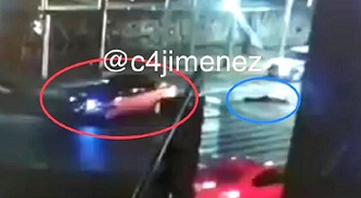 Miembro de Semar tira cadáver en plena calle de CDMX