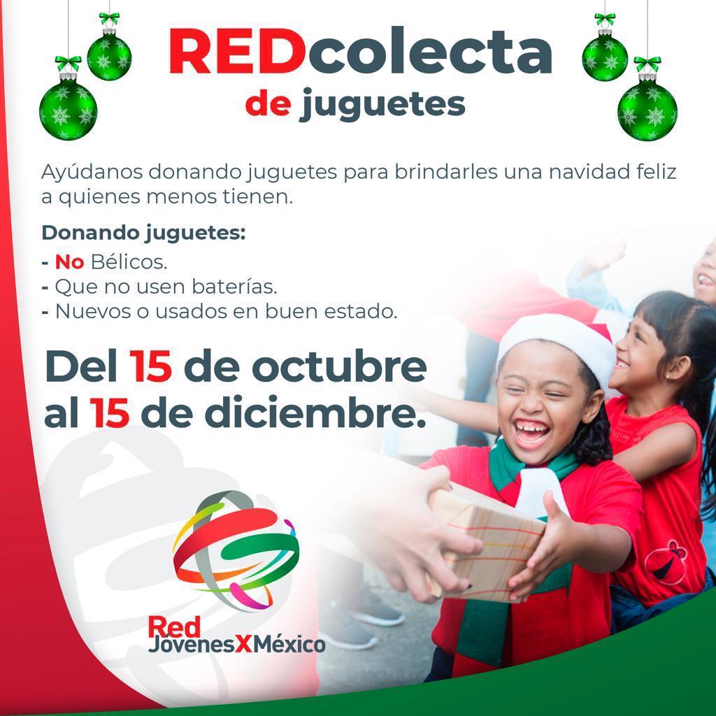 La red jóvenes x México en Ojinaga recolecta juguetes para niños pobres en esta navidad