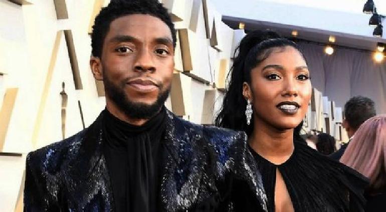 Esposa de Chadwick Boseman le rindió emotivo homenaje en premiación