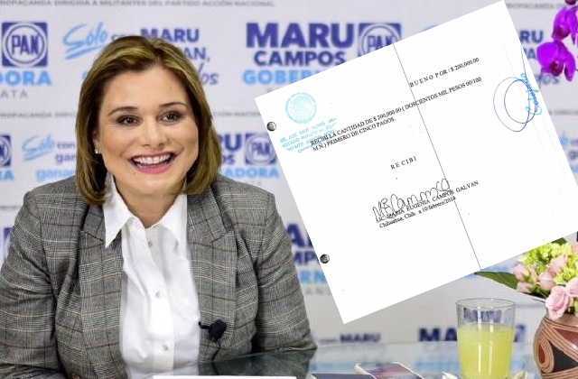 Circulan por la  red recibos notariados de Maru Campos , Expedientes X