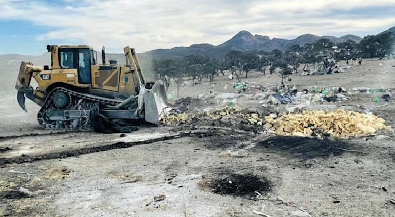 Destruyen 10.6 toneladas de queso contaminado en Cuauhtémoc