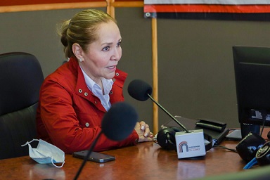 Municipio está dejando la ciudad a oscuras otra vez: Adriana Fuentes