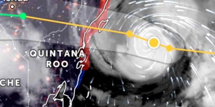 Alerta roja en Quintana Roo por huracán ‘Grace’