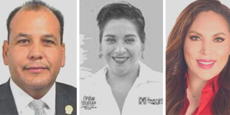 Ivon Salazar Morales, Omar Bazán Flores y Ana Georgina Zapata Lucero son diputados por representación proporcional