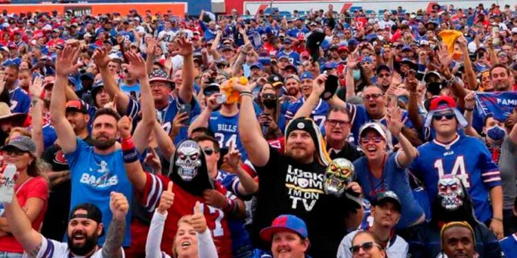 Vacuna contra el covid, requisito para entrar a estadio de los Bills
