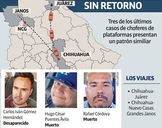 Van 7 choferes de plataforma muertos en 2 meses