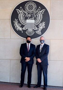 Cónsul General de los Estados Unidos se reúne con el Presidente Municipal de Ciudad Juárez