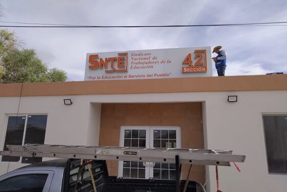 Avance significativo de las Nuevas Instalaciones de la Delegación D-I-26 de la Sección 42 del SNTE