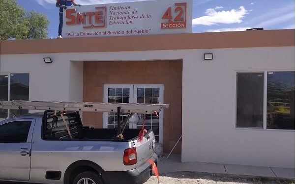 Avance significativo de las Nuevas Instalaciones de la Delegación D-I-26 de la Sección 42 del SNTE
