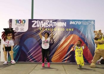 Realiza con éxito Gobierno Municipal Zumbathon “El Baile Nos Une”