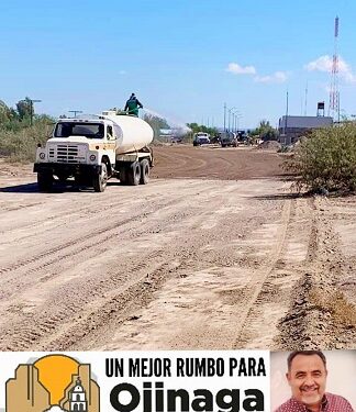 Raspado y arreglo de calles en la estación del CH-P
