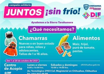 Invita Estado a participar en campaña «Juntos sin frío» en solidaridad con la niñez y juventud de la Sierra Tarahumara