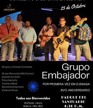 Se llego el día concierto cristiano este 23 de octubre