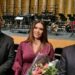 Felicita Rubí Enríquez, presidenta del DIF Municipal a la orquesta Esperanza Azteca