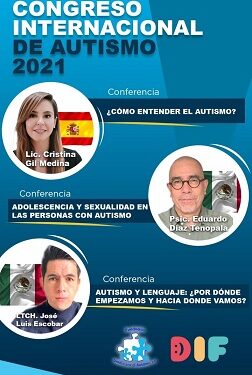 Rubí Enríquez, presidenta del DIF Municipal, promueve Congreso Internacional de Autismo