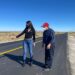 Inaugura la diputada Maite Vargas reparación de tramo en carretera Juárez- Janos.