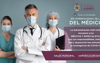 Reconoce Municipio labor de los profesionales de la salud este Día Internacional del Médico