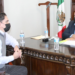 Recibe el presidente municipal Andrés Ramos, al director del ICHIFE Raúl García Ruiz