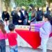 La alcaldesa de Ocampo Coah, y Laguna del Rey partió la Rosca de Reyes