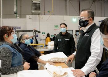 Encabeza Alcalde revisión de Célula COVID en maquiladora