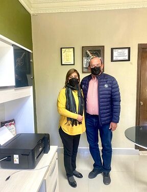 Ing. Jaime Guerra Pérez; Secretario de Economía del Estado de Coahuila visita a la Alcaldesa de Ocampo