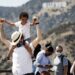 Transforman letrero gigante de Hollywood en honor a Los Rams
