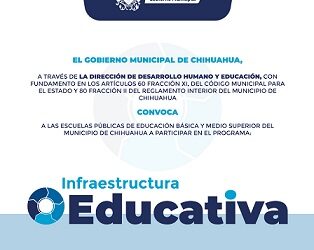 Continúa recepción de documentos para formar parte del programa Infraestructura Educativa 2022