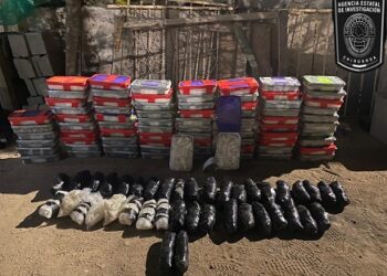Asegura FGE 10 mil pastillas de fentanilo y 100 kg de cristal en Cd. Juárez