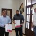 Reconoce el Lic. Juan Carlos Valdivia, al Presidente Municipal Andrés Ramos por sus gestiones ante autoridades agrarias