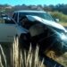 Así quedó la camioneta donde viajaba Delegado del Bienestar tras accidente