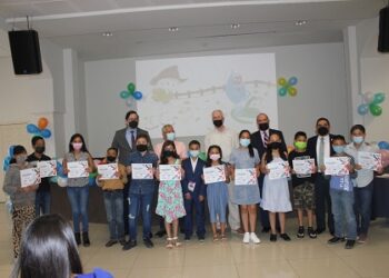Premia JCAS a ganadores del Concurso Estatal de Dibujo del Día Mundial del Agua en el marco de celebraciones del Día de la Niñez