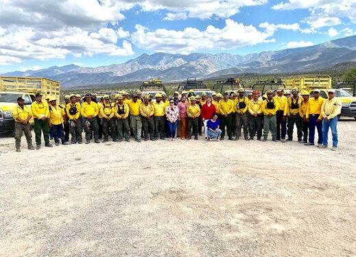 Valioso apoyo de Gobierno de Coahuila en el combate a incendios en Ocampo y Cuatro Ciénegas