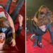 Fan intentó que Fher de Maná la cargara y lo tiró en pleno show: ‘¿Tú juegas futbol americano?’