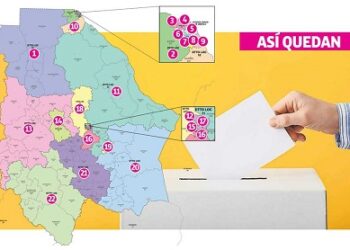 Redefinen distritos estatales
