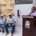 Entrega presidente municipal Andrés Ramos de Anda, insectos benéficos a productores nogaleros locales