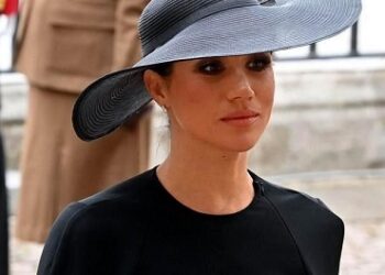 Meghan Markle acaparó miradas en el funeral de la Reina
