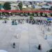 Paseo dominical organizado hoy por la Guarnición Militar y por el 5/o. Grupo de Infantería Motorizado, con sede en esta plaza