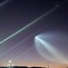 Ojinagences captan luz de cohete lanzado por spacex