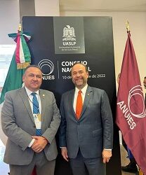 Asiste Luis Rivera campos, rector de la UACH a reunión de Anuies en San Luis Potosí