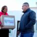 Recorre y entrega despensas Ismael Pérez Pavía en Aquiles Serdán
