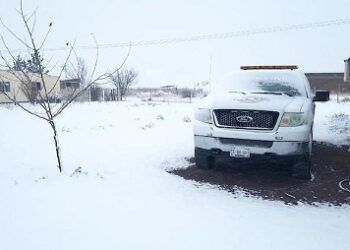 Nieve en marzo; pinta Tormenta Invernal de blanco al estado