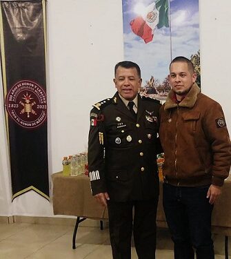 Ocampo presente la ceremonia de destrucción de armamento