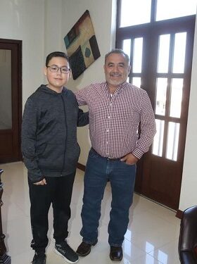 Ángel Eliam Calderón González alcalde por un día en el marco de la celebración del “Día del Niño»