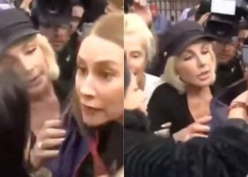 Atacó hija de Olivia Collins a Mónica Castañeda en funeral de Julián