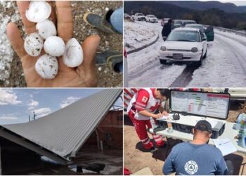 Dañó granizo y tormenta viviendas, carreteras y más: Protección Civil