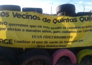 Denuncian construcción riesgos de bodegas en Quintas Quijote